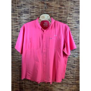 Silver Bait 4X Outdoor Performance Fishing Shirt Coral Hot Pink Color
